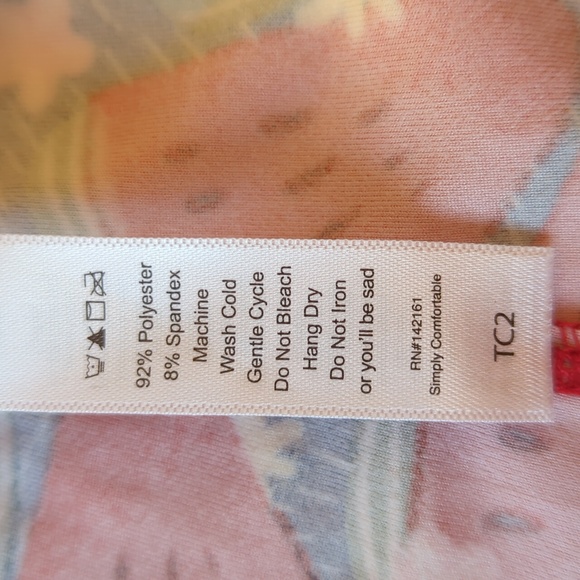 LulaRoe Watermelon Leggings TC2 Red Pattern - Picture 6 of 11